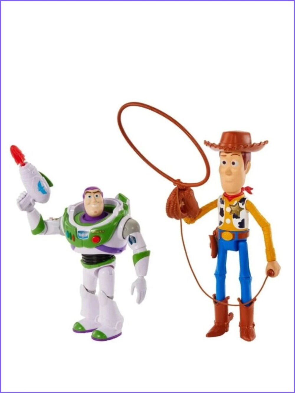 Disney and Pixar Toy Story Woody and Buzz Lightyear  Action Figure Toys 2-Pack